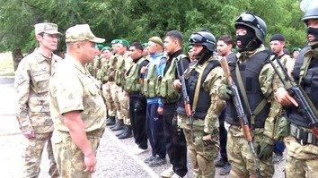 Kazakhstan trains border guards
