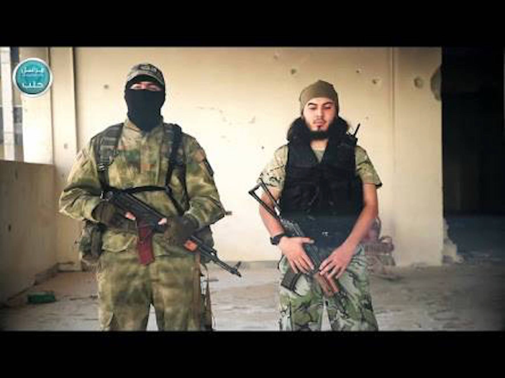Таджикские боевики в Сирии на фотографии, опубликованной 24 ноября. [Фото из сети Твиттер получил Надин Бахром] 
