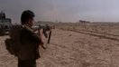 ITV News screenshot of a militant, reportedly a Kyrgyz, in Iraq in March. He was part of a militant unit retreating from a government offensive.