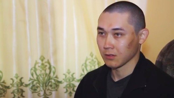 Saken Amangeldinov, a convicted terrorist accomplice who regrets his past extremism, is shown in this undated screen shot by the Pavlodar Centre for Analysis and Development of Interfaith Relations.