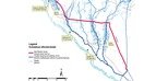 Бўстон ирригация каналининг қурилиш харитаси. (Жаҳон банки)