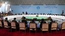 10-11 октябрь кунлари Остонада бўлиб ўтган Жаҳон ва анъанавий динлар етакчиларининг 6-қурултойида 46 давлатдан 80 дан зиёд делегация иштирок этди. (Қозоғистон президенти матбуот хизмати)