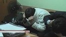 2016 йил Қозоғистонда самолётни қўлга олишни режалаштирган шахслар, КТК ТВ лавҳасидан олинган кадр. КНБ ходимлари режани фош этиб, уларни ҳибсга олдилар. (КТК ТВ лавҳасидан олинган кадр)