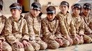 Экстремистик ижтимоий тармоқларда тарқалган ушбу суратда «халифалик болалари» деб аталадиган «Ислом давлати» сафидаги жангари болалар акс этган. (Файл)