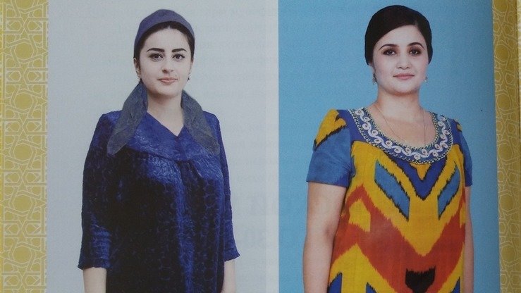 Tojikiston xotin-qizlar va oila ishlari qo‘mitasi tomonidan 18-30 yoshdagi ayollar uchun tavsiya etilgan milliy libos. (Tojikiston xotin-qizlar va oila ishlari qo‘mitasi)