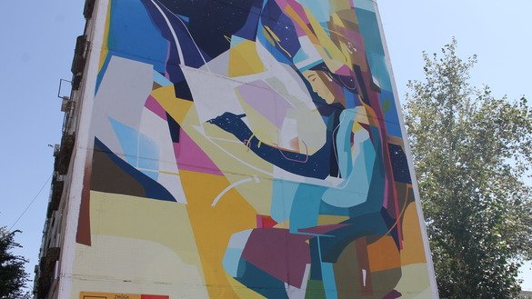 In photos: Residents, tourists marvel at Astana's street art