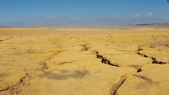 Tojikistondagi Degmay uran qoldiqlari chiqindixonasi. YI maʼlumotlariga koʻra, bugungi kunda Markaziy Osiyoda 1 mlrd. tonnadan ortiq zaharli uran chiqindilari bor. (M. Roberts/AEXA)