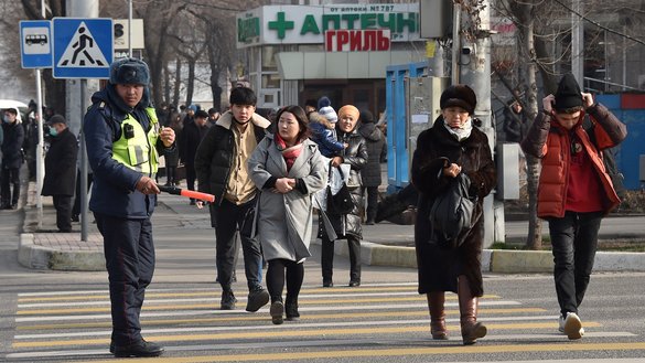  Бишкек, 25 января. [Вячеслав Оселедко/AFP]